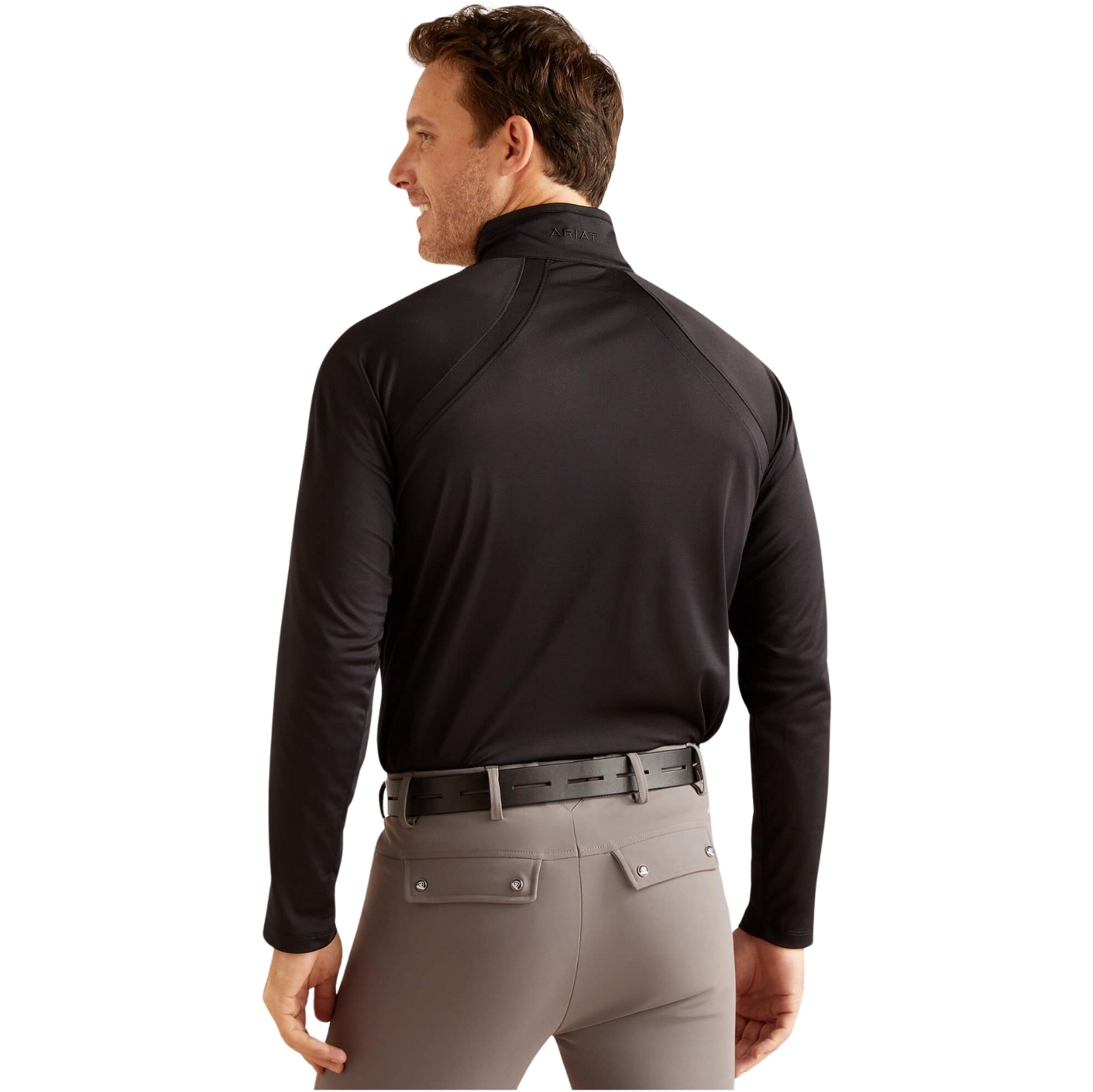 Ariat Mens Sunstopper 3.0 Long Sleeve Baselayer 10048920 - Black